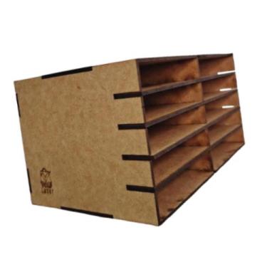 Imagem de Suporte Organizador De Mesa Para 60 Canetinhas Touch Full Desmontado -