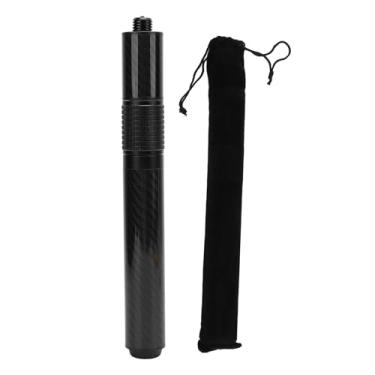 Imagem de Extensão da piscina Extensão telescópica Extensão de bilhar de fibras de carbono Universal Fit de 25 cm a 35 cm com bolsa de armazenamento para jogadores profissionais
