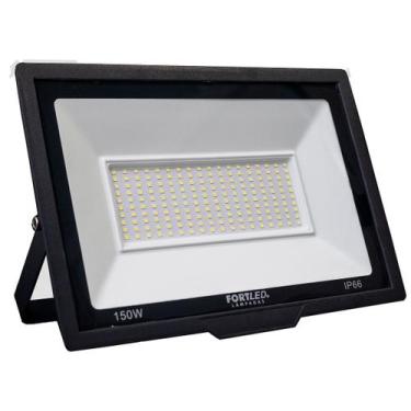 Imagem de Refletor de Led 150W Luz Branca 110/220V 25.000h Fortled