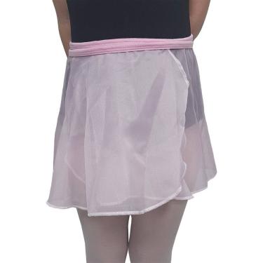 Imagem de Saia Ballet Vya Fit Voal Transpassada Infantil