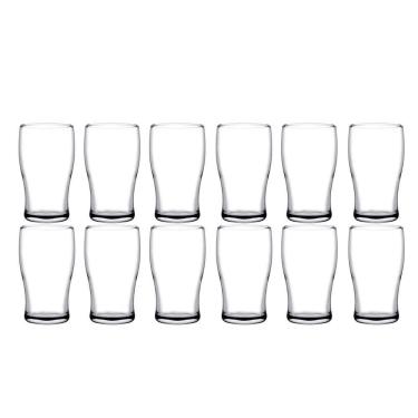 Imagem de Conjunto 12 Copos Vidro Cerveja Iris 285Ml Glass4You