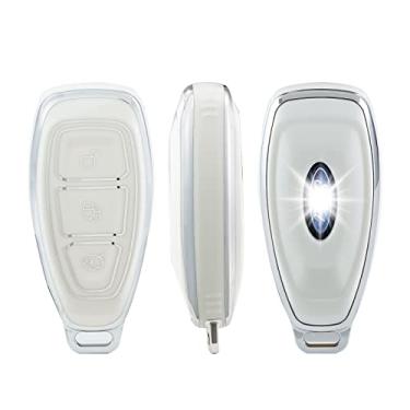 Imagem de Nova capa para chave inteligente de carro TPU para Ford Focus 3 4 ST Mondeo MK3 MK4 Fiesta Fusion Kuga Ecosport Protect Fob Acessórios