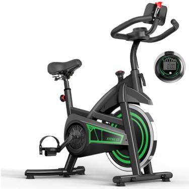 Imagem de Preto esverdeado, Bicicleta Ergometrica, Bicicletas Ergométricas, Volante de 8 Kg, Bicicleta Ergometrica Profissional, Bike Ergometrica, Bicicleta Academia