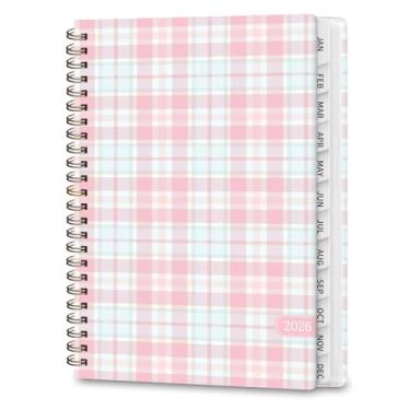 Imagem de Agenda 2026, agenda acadêmica, acessórios de mesa para casa, escritório e material escolar – A5 (15 x 21 cm)