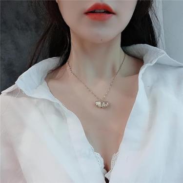 Imagem de Colar de pérolas feminino dourado e pérola delicado pingente de cruz longa joias presentes, Medium, Latão, Sem Pedra Preciosa