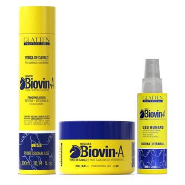 Imagem de Glatten Biovin Shampoo e Máscara e Tônico