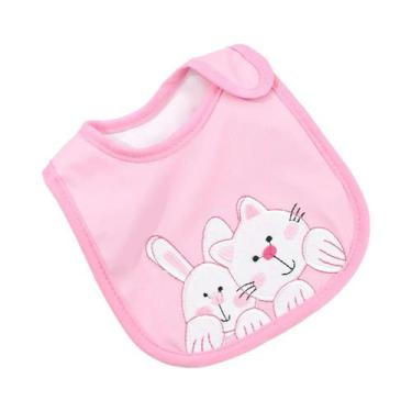 Imagem de Babadores Impermeáveis De Desenho Animado Para Bebês Meninas E Meninos