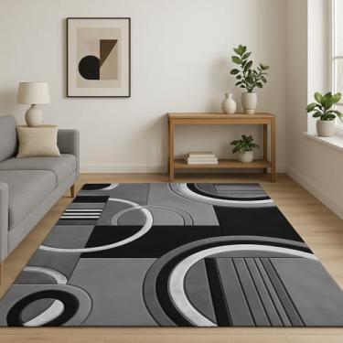 Imagem de Tapete Belga Estampado 2,00 x 1,40m Para Sala Quarto De Luxo (Estampa 12)