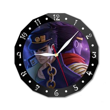 Imagem de Relógio de parede JoJos Bizarre Adventures Kujo Jotaro 15cm