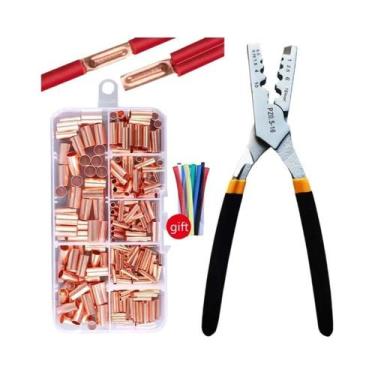 Imagem de Kit De Terminais De Conexão De Cobre Com 250 Peças, Conectores De Cabo