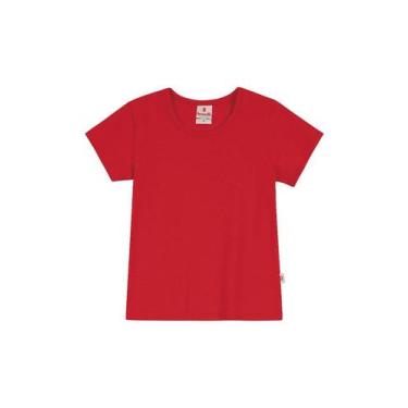 Imagem de Blusa infantil menina em cotton Brandili, 12, Vermelho