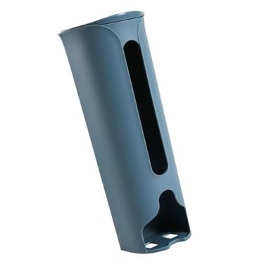 Imagem de Dispenser de Armazenamento Sacos Lixo Montado na Parede Sem Furos Organizador Plástico Design Multifuncional Extraível Fácil Instalar e Usar