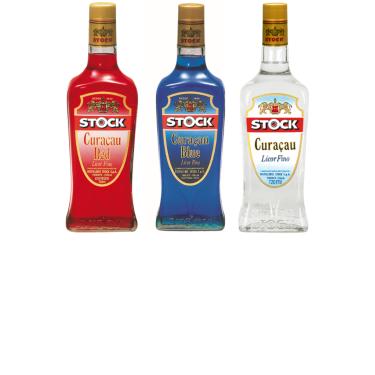 Imagem de Kit Licor Stock Curaçau + Curaçau Red + Curaçau Blue 720ml