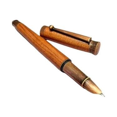 Imagem de Caneta-tinteiro De Resina Acrílica Azul, Irídio, 0,38 Mm, Acabamento E