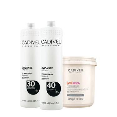 Imagem de Kit Cadiveu Professional Oxidante 30v 40v e Buriti Mechas (3 produtos)