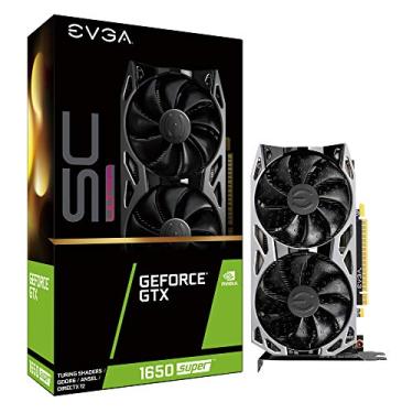 Imagem de EVGA GeForce GTX 1650 Super SC Ultra Gaming, 4GB GDDR6, ventilador duplo, placa traseira de metal, 04G-P4-1357-KR