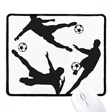 Imagem de Mousepad esportivo com bordas costuradas e bordas costuradas para jogos de futebol americano Surround