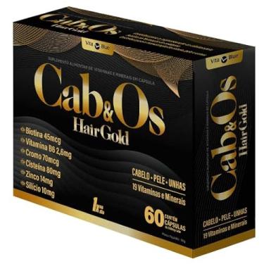 Imagem de Cab&os Hair Gold com 60 cápsulas - Vita Blue