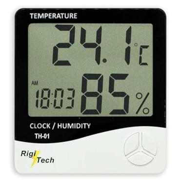Imagem de Termo-Higrômetro Digital Com Certificado Modelo TH-01