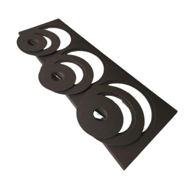 Imagem de Chapa para fogão a lenha de ferro fundido com reduções e tampas