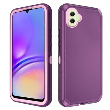 Imagem de Asuwish Capa de celular para Samsung Galaxy A05 capa de celular híbrida robusta à prova de choque rígida protetora à prova de quedas corpo inteiro acessórios para celular resistente Ao5 A 05 mulheres