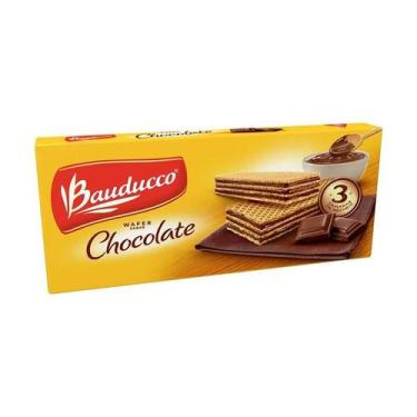 Imagem de Biscoito Wafer Chocolate 140g - Bauducco, 1 unidade, Chocolate