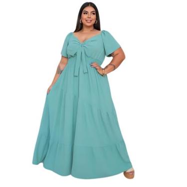 Imagem de Vestido Longo Liso Em Duna G1, G2, G3 E G4 1 Geração - Reyn Store, Ver