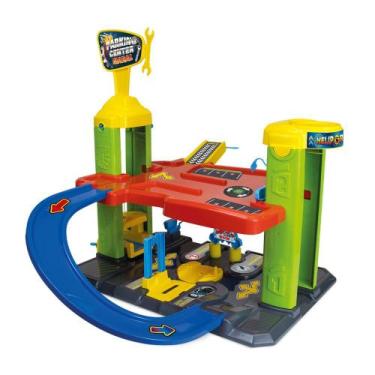 Imagem de Pista de Carrinho Lava Rápido Parking Center Colorido Maral: Aventura 