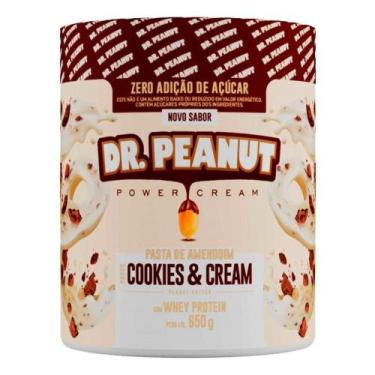 Imagem de Pasta de Amendoim Cookies & Cream 650g - Dr. peanut - DR PEANUT