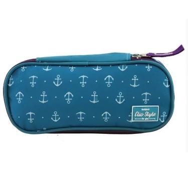 Imagem de Estojo escolar juvenil âncora - Load Bags, Azul