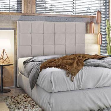 Imagem de Cabeceira Queen Julia 160cm em Madeira Reflorestada Veludo Speciale Ho