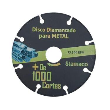 Imagem de Disco Diamantado Para Metal Mil Cortes 115mm Stamaco - Stamaco Ferrame