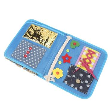 Imagem de Melhorar o Cobertor de Atividades de Habilidades Manuais para Idosos, Oferece Atividades Sensoriais Com Vários Níveis de Dificuldade para que Os Idosos Permaneçam Calmos e