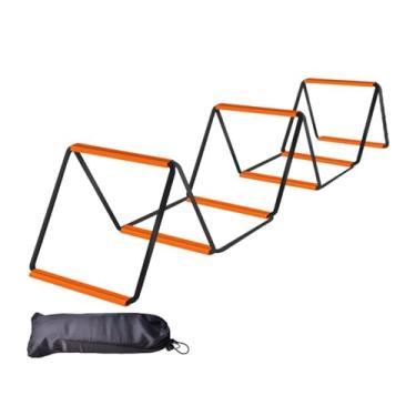 Imagem de Dynwave Escada de agilidade, escada de futebol, melhora a velocidade de coordenação, equipamento de treinamento de agilidade para treino, academia em casa, 8 Grades com Bolsa