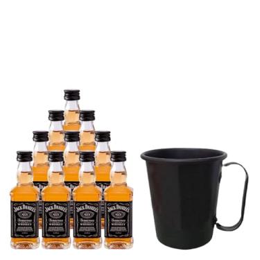 Imagem de Combo 10 Miniaturas de Whisky Jack Daniel's 50ml + Caneca