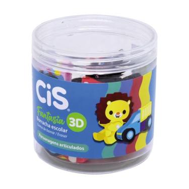 Imagem de Borracha Fantasia 3D, CIS, 32.4900, Pote c/12 unidades (Modelos sortidos)