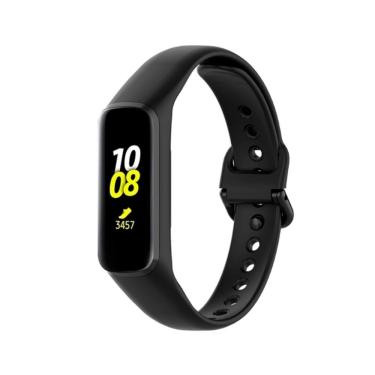 Imagem de Pulseira de silicone para Samsung Galaxy Fit 2 R220 preta