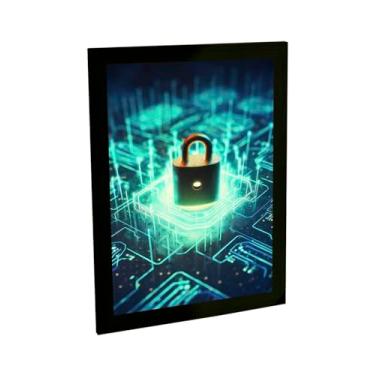 Imagem de Quadro Decorativo Informática Segurança Ti Tecnologia Programador Decoração Quarto Sala