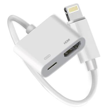 Imagem de Adaptador AV digital certificado Apple MFi, conversor Lightning para HDMI para iPhone 14 13 12 11 X 8 7 para TV/projetor/monitor