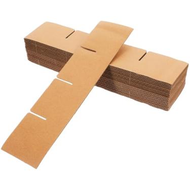 Imagem de Angoily Divisores de Caixa de Papelão com 24 Peças para Mudanças e Envio, Inserções para Embalagem de Vidros e Pratos, Partições de Papelão Corrugado para Transporte Seguro
