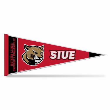 Imagem de Rico Industries Galhardete de decoração de parede de feltro NCAA Southern Illinois-Edwardsville Cougars Rally 30,5 cm x 76,2 cm - Ótimo para decoração de casa/quarto/caverna masculina