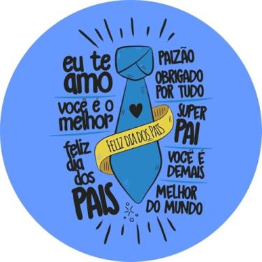 Imagem de Painel Redondo Festa C/Elastico 1,50m Dia Dos Pais (PAI043)