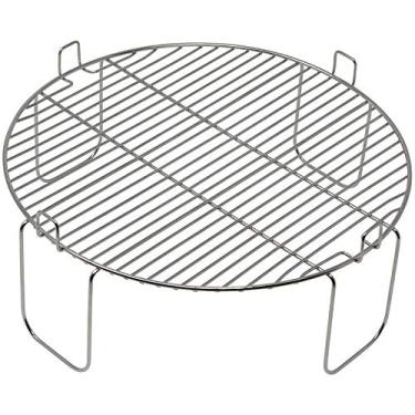Imagem de Rack de churrasqueira de aço inoxidável de 10 cm compatível apenas com modelos NuWave Forno PRO | Acessório de grade reversível de 2,5 cm para cozinhar ou resfriar em fornos de convecção infravermelhos de cozinha | da INFRAOVENS