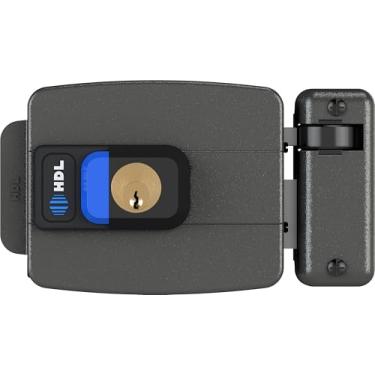 Imagem de Fechadura C90 Dupla Com Botão, HDL, C-90 C90, Cinza