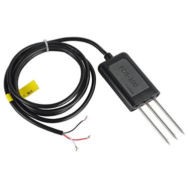 Imagem de Sensor de umidade do solo, proteção IP68, testador de umidade do solo, operação fácil, boa vedação, resolução de 0,1% com cabo de 1,5 m para agricultura para estufa (saída 4-20 mA, tensão de funcionamento 12~24V)