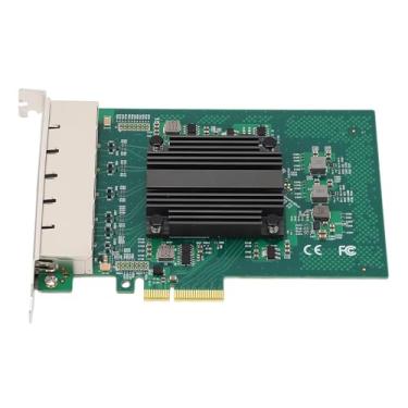 Imagem de Placa de rede PCIe Gigabit, adaptador Ethernet de 6 portas RJ45 com chip I350 para desktop, suporta 7 8 8.1 10, Server 2012 2008 2016, Freebsd, VMWare ESXi