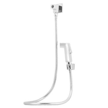 Imagem de Kit Desviador Quadrado Ducha C/Flexivel 1,80+Gatilho+Suporte