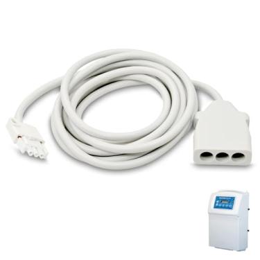 Imagem de Cabo de célula de sal 952-SVC 952 adequado para sistemas de cloração de água salgada AutoPilot 952, compatível com Nano/Plus/controle total com conector de 3 pinos de 3 pés