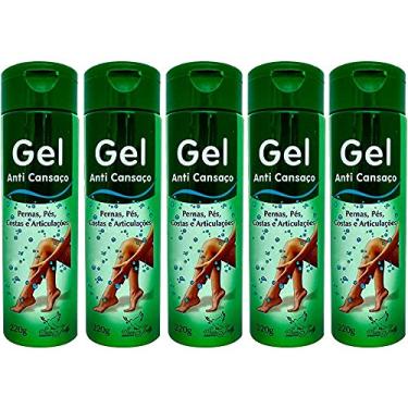 Imagem de Revenda 5 Gel Massageador Anti Cansaço 220G Pernas Pés Costa