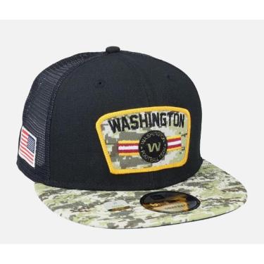 Imagem de BONÉ NEW ERA 950 WASHINGTON COMMANDERS SALUTE TO SERVICE NFP22BON277 PRETO VERDE CAMO-Masculino